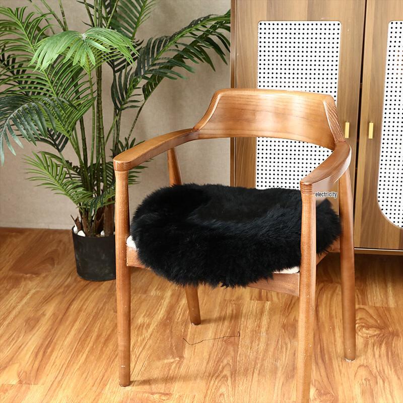 Handon Round Thick Wool Seat Cushion