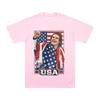 USA Ice Hockey Jack Hughes T Shirts USA Inspired Graphic Clothing Hockey Fan Tee Women Unisex High Quality Oneck Cotton Tshirts