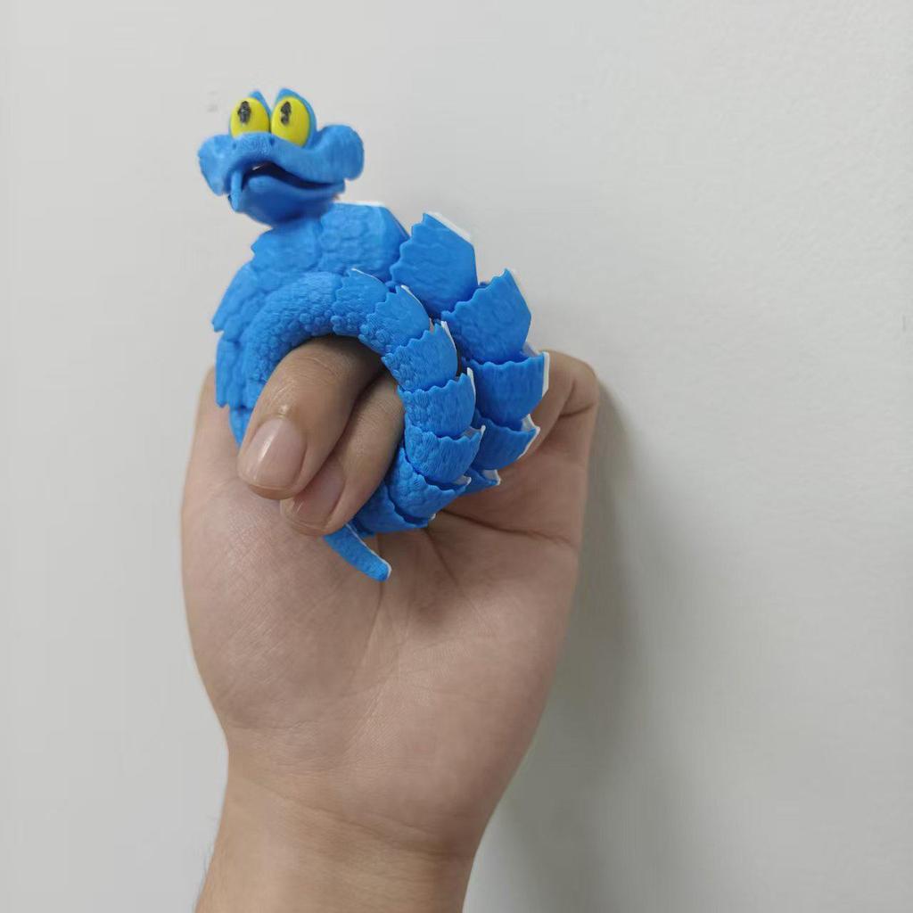 Jointed Snake Ornament: Movable, Multicolor, Cross-Border Bestseller