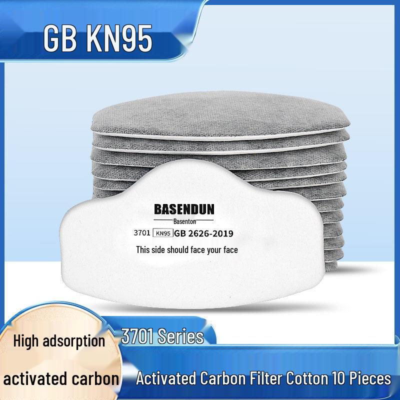 Mască cu Cărbune Activ 3200 cu Element de Filtrare Anti-Praf 3701cn gray
