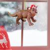 Christmas Dinosaur Car Decoration Pendant Tyrannosaurus Rex Christmas Tree Decoration Pendant Cartoon Animal Home Decoration
