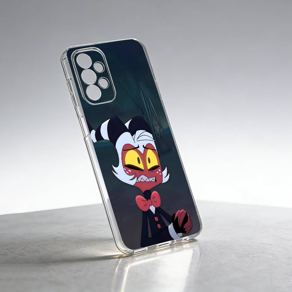 Helluva Boss Moxxie-e   Phone Case Transparent Silicone Soft For Samsung S25,S24,S21,S22,S23,S30,Ultra,S20,Plus,Fe