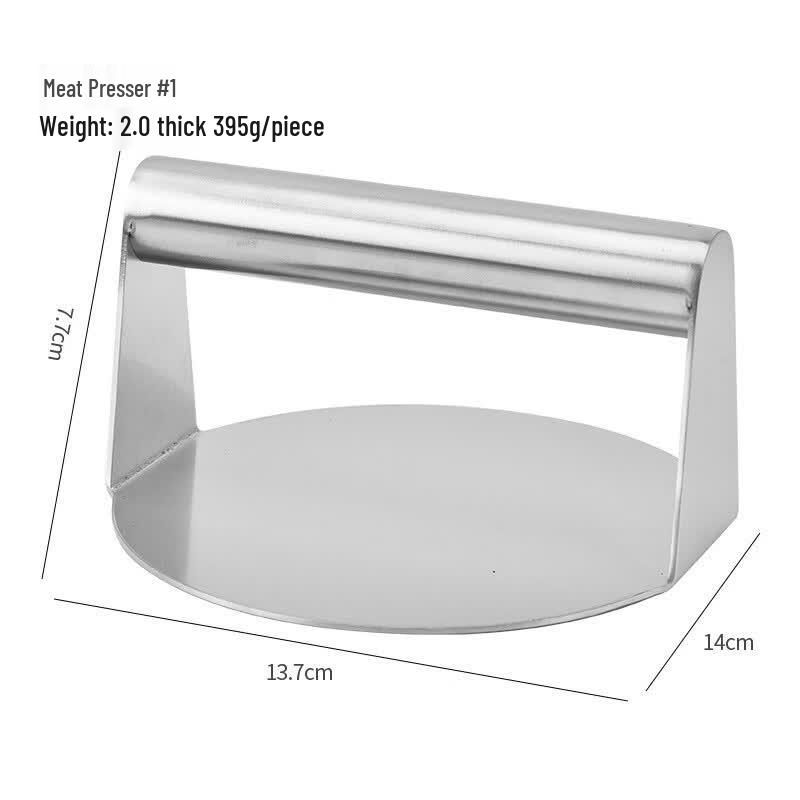 Min Nai Thickened Stainless Steel Burger Press