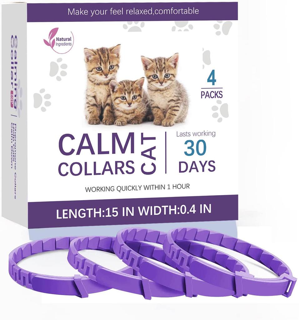 Pet Anxiety Relief Calming Collar for Cats and Dogs