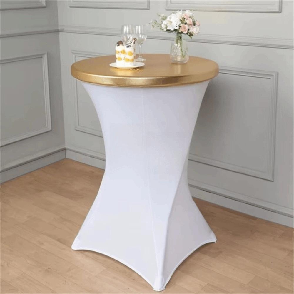 Wear Resistant Table Top Cover Dustproof Table Cloth Shiny Tablecloth  Party Decoration