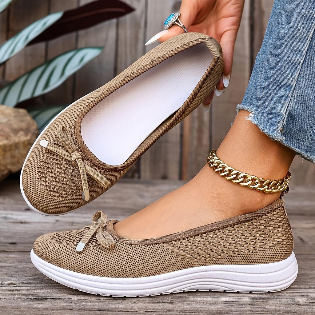 Women's Spring Fashion Solid Color Versatile Slip-On Soft Sole Durable Comfortable Lightweight Sneakers