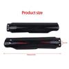 Front Fork Cover Set, Black Replacement Guards with Lower Fork Area Coverage, Molded Plastic Build, and Left Right Pair Format for Daily Use