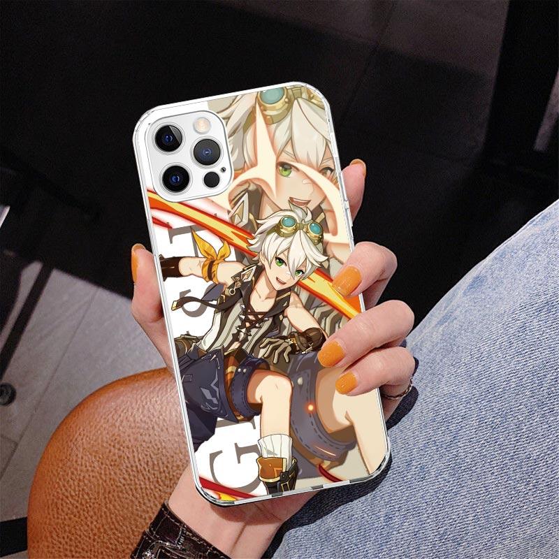Genshin Impact Anime Phone Case For iPhone 17 Air 16 Pro Max 16E 15 + 14 Plus 11 12 13 Mini 7 8 SE Gift Print Cover Fundas 17 Ai