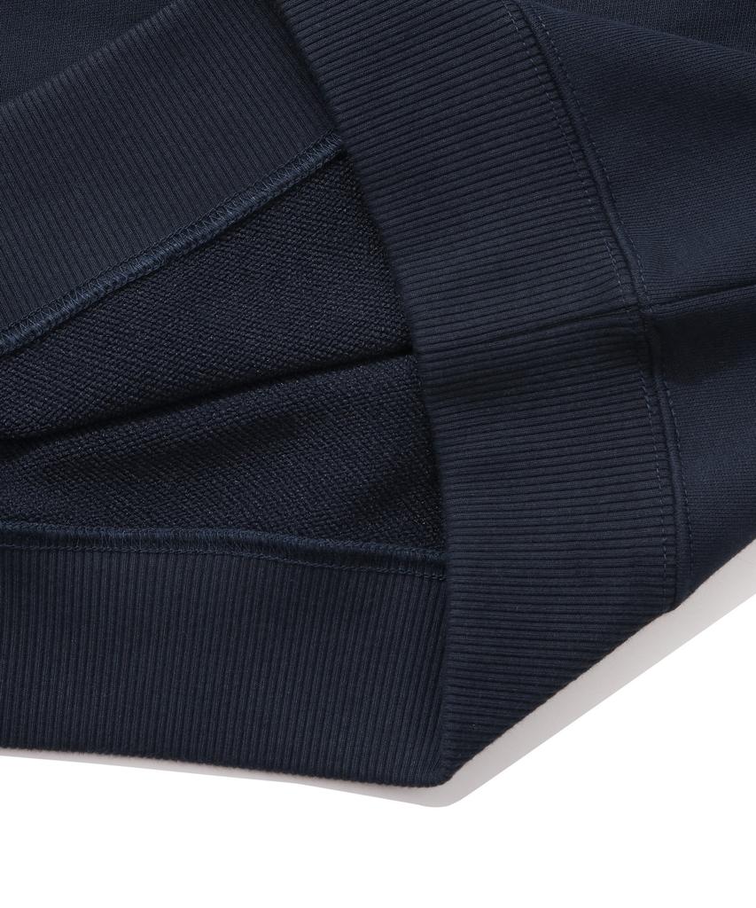 COVERNAT WOMAN Cooper Logo Lining Sweatshirt Navy