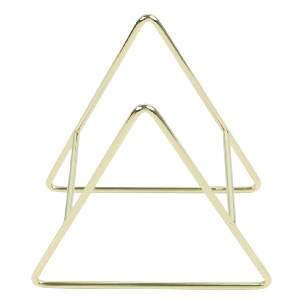 Portabicchieri d'Argento Salvaspazio Triangolari