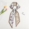 Silk Scarf, Long Strip, High-Feeling Headscarf, Headband, Hair Tie, Bag, Gift Streamer, Multi-Purpose Decorative Scarf, Belt, Silk Scarf.
