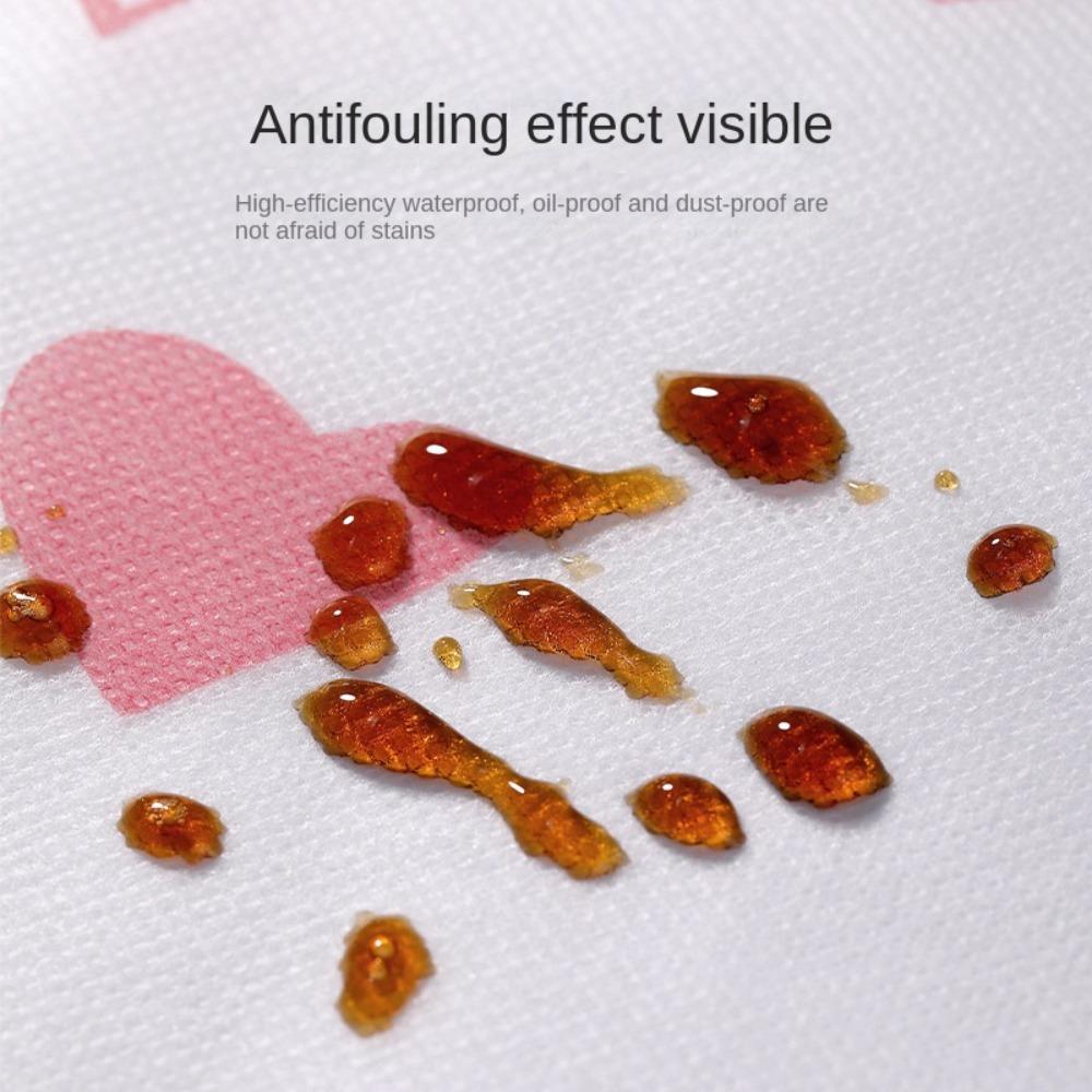 10Pcs/Bag Non Woven Bib Oil-proof Cooking Apron  Restaurant Home Supplies