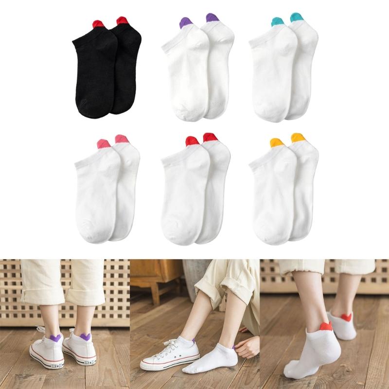 Heart Sock Low-cut Sock Short Sock For Women JK Sock Girl Sock for Women Student Sock Jk Stocking Anklet Sock White Sock