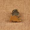 Cultural And Creative Wealth Attracting Owl Brass Ornament, Standing High-End Handicraft Desktop Decoration