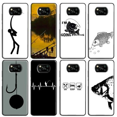 Pescuit Crap Pește Pentru POCO X3 Pro X3 GT F3 M3 M4 Pro Husă Pentru Xiaomi Mi 11 Lite Mi 11T Pro 10T Capac Spate