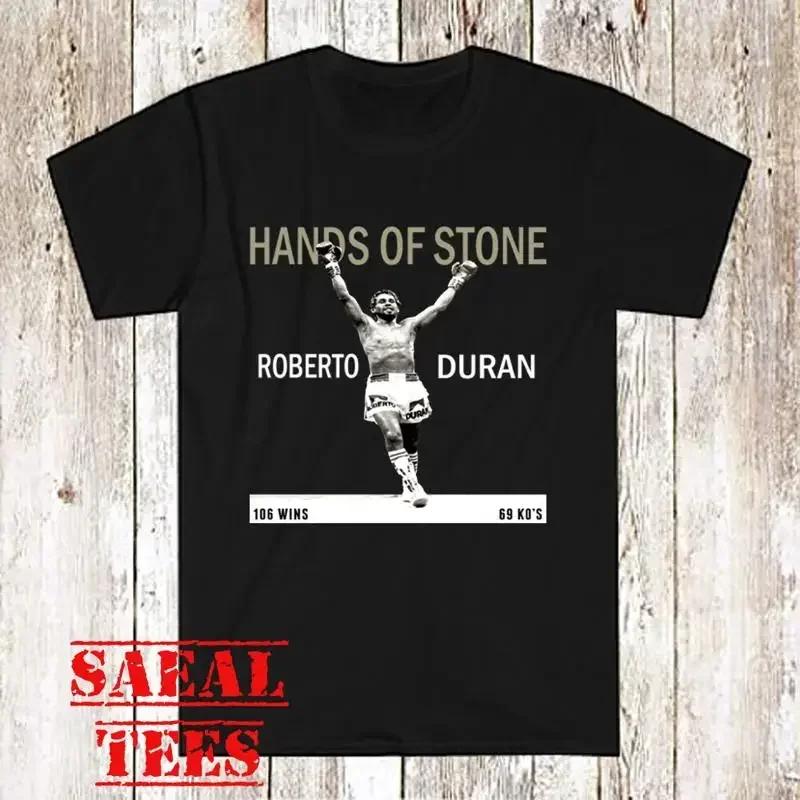 ROBERTO DURAN Hands of Stone Women S Black T Shirt