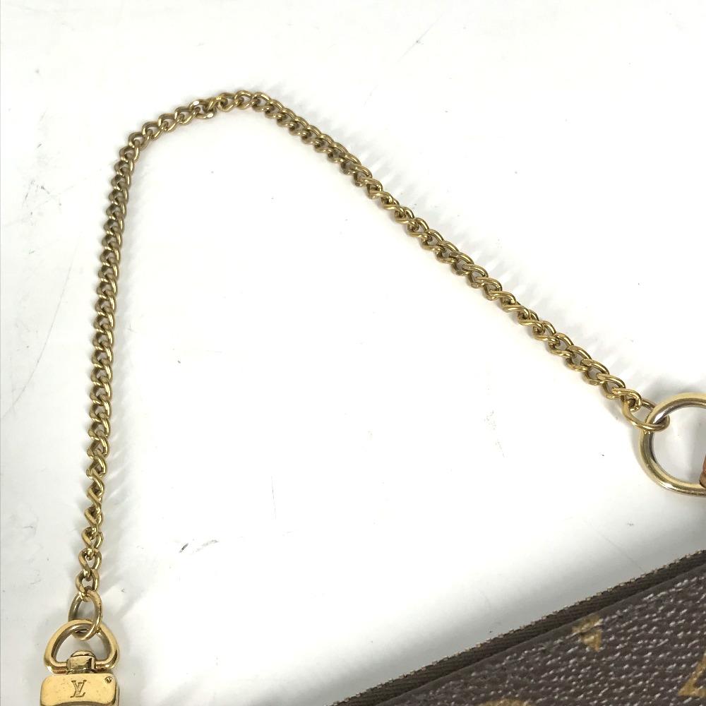 Louis Vuitton M60153 Monogram Mini Pochette Accessoires T&B Kettentasche Handtasche