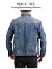 Xintang Ripped Distressed Men's Denim Jacket - Loose Long Sleeve Streetwear Outerwear for Spring