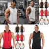 Premium Qualität Herren Fitnessbekleidung Bodybuilding Stringer Hoodie Tanktop Muskelshirt T-Shirt