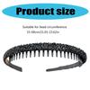 Rhinestones Headband NonSlip Crystal Teeth Comb Hairband Fashionable Hair Bands For Women Girl Face Washing Everyday Use