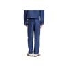 adidas Originals Stampa All-Over a Righe Vestibilità Ampia Retro Sport Casual Pantaloni Uomo Fondo Blu Notte JN5971
