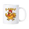 Rooster Ceramic Coffee Mug 3D Printed Chicken Design Tea Cup Hot Drinks Cup for Home Kitchen Restaurant Use