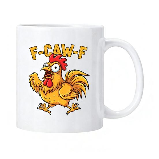 Rooster Ceramic Coffee Mug 3D Printed Chicken Design Tea Cup Hot Drinks Cup for Home Kitchen Restaurant Use
