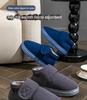 Men's Plush Non-Slip High-Top Cotton Winter Shoes - Heel-Covered, Thick, Cold-Proof Slippers for Outdoor Wear
