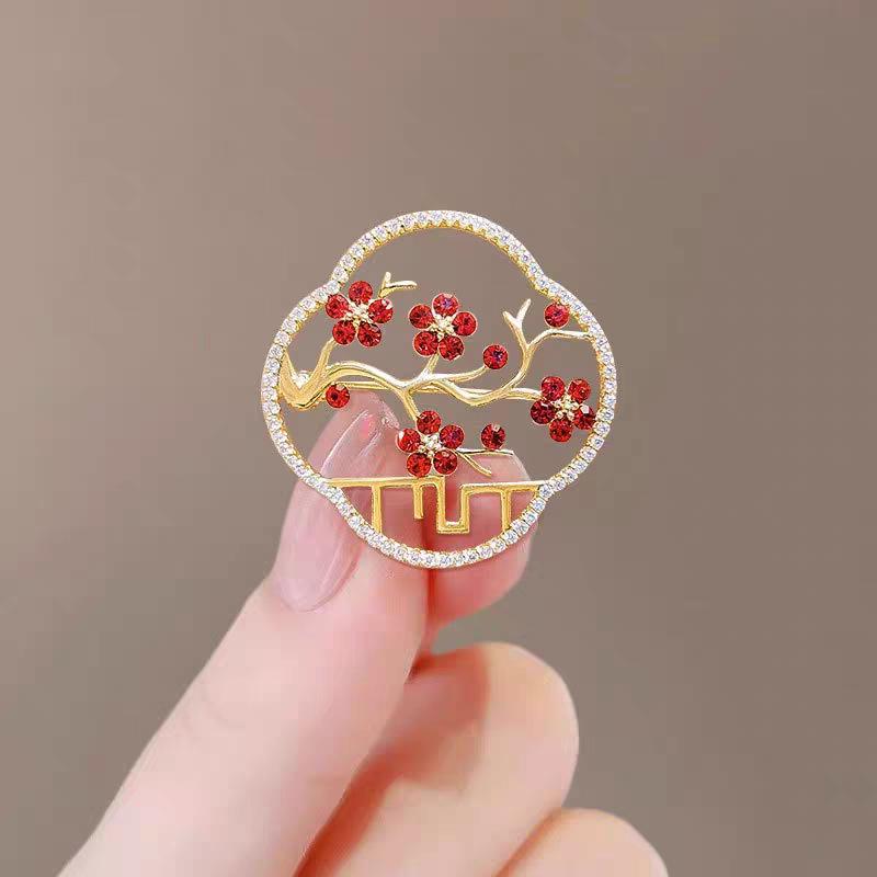 Elegant Pearl Brooch - High-End Minimalist Clothing Accessory