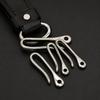 Retro Bronze Keychain Horseshoe Style Hook Buckles Portable Belt Clip  Luggage Accessories