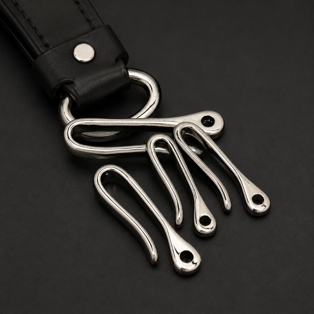Retro Bronze Keychain Horseshoe Style Hook Buckles Portable Belt Clip Luggage Accessories