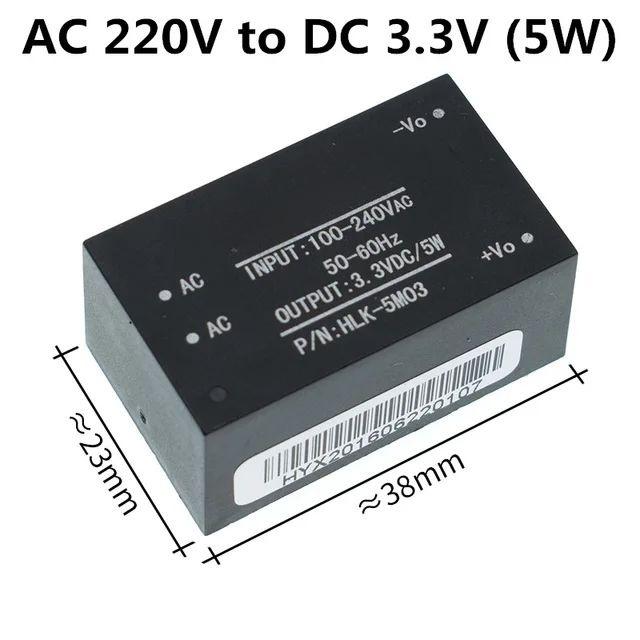 HLK-PM01 HLK-PM03 HLK-PM12 AC-DC 220V To 5V/3.3V/12V Mini Power Supply Module Intelligent Household Switch HLK-5M05