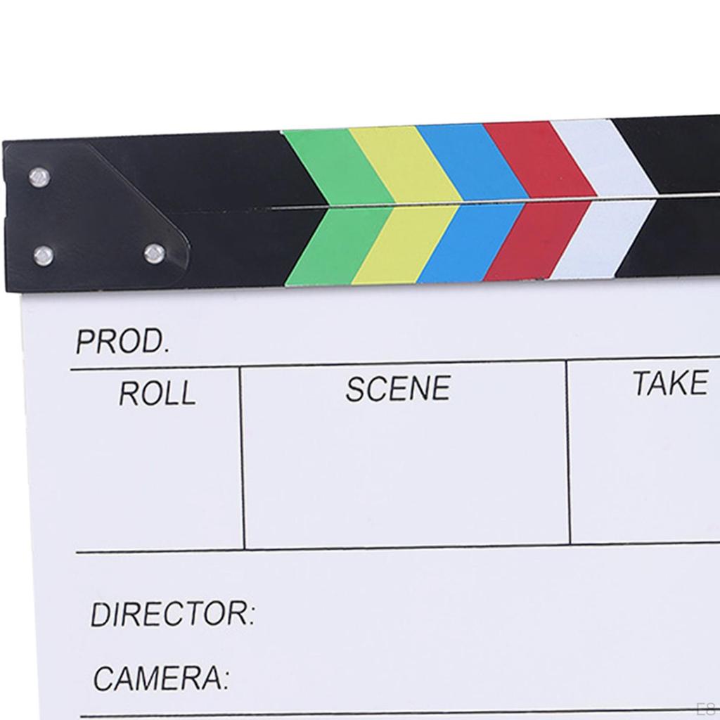Classic Wooden Clapper Board for Film And Photography