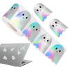 500pcs/roll Halloween Decorations Stickers Ghost Adhesive Stickers Room Decor Holographic Decals For Crafts Bottle Bags Book