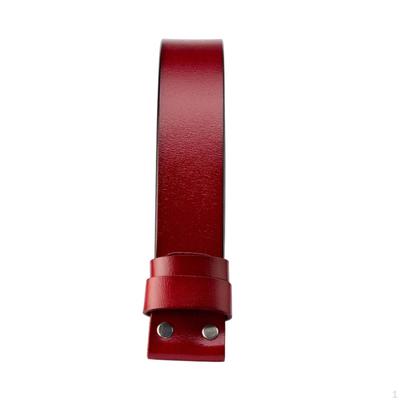 Belt Without Buckle, Men Buckle Casual Unisex PU Leather Strap for