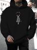 Unisex New Stylish And Personalized Thanksgiving Nurse Letter Print Casual Sweatshirt, Fashionable Drawstring Hoodie for Autumn And Winter, Comfortabl