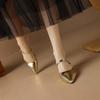 Summer pointed head bag head temperament versatile high heels slippers new