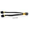 CPU 8pin Female To 2x 8pin(4+4) Male PCIe Miner Motherboards Power Supply Cord
