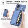 Kartenhalter Leder Reißverschluss Geldbörse Magnetische Hülle Für XiaoMi Redmi Note 14 13 12 11 11S 13C 10C X4 Pro 5G POCO X6 X3 NFC Tasche Hülle