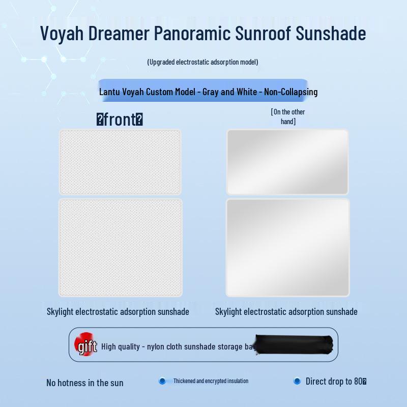 Lantu 22-24 Dreamer Sunroof Sunshade for Heat and Privacy