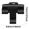 Car Seat Headrest Hook 3 Pack Hanger Storage Organizer Universal for Handbag Purse Coat Fit Universal Vehicle Car Black