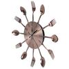 Kitchen Wall Clock Multipurpose Cutlery Kitchen Utensil Clock for Kitchen Restaurant Home Decor
