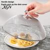 Metal Mesh Food Protectors for Party Stainless Steel Cover with Handle, Insect Control Tents Picnics Tent, Durable Dome Guard Plates And Serving Trays