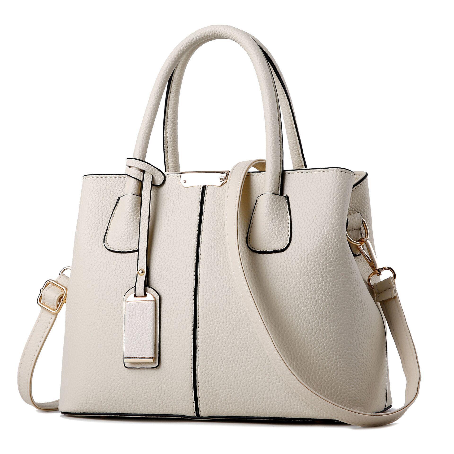 

Hot-selling women s bags, new trendy large-capacity commuter shoulder messenger bags, simple and versatile handbags are popular. 29*12*18 белый