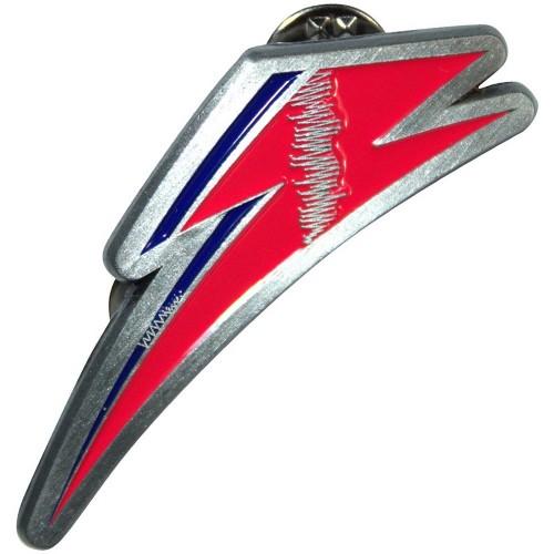 Spilla Flash Badge David Bowie rosso/blu