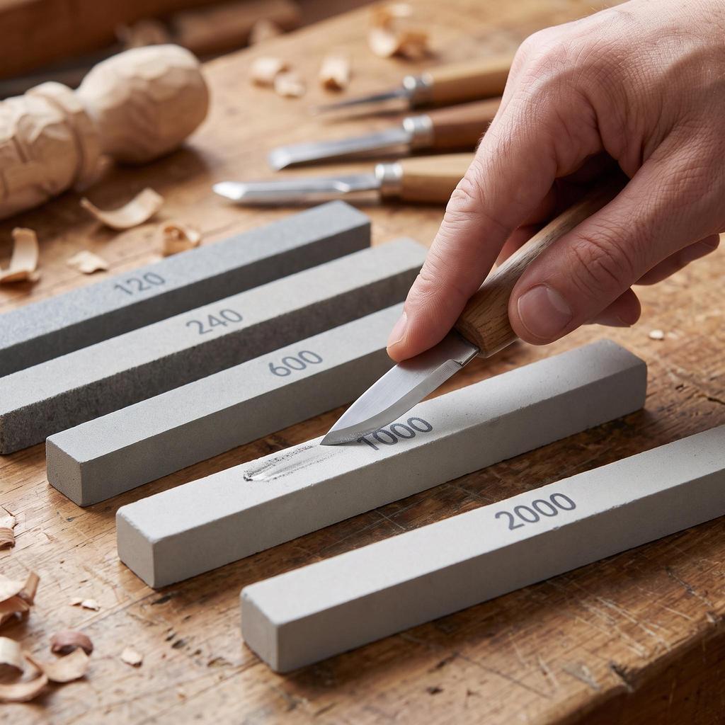 Sharpening Stone Set for Jade Jewelry and Knives Fine Grit Polishing Abrasive 120, 240, 600, 1000,