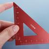 Compass Measurement Aluminium Ruler Set Drafting Supplies Examination Stationery Metal Rulers
