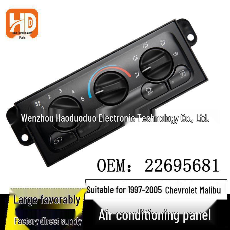 

22695681: Compatible Air Conditioning Control Panel for Chevrolet Malibu & Oldsmobile Achieva Electric