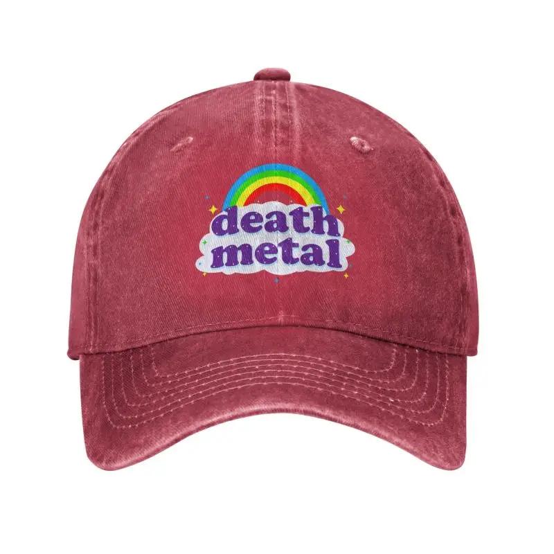 Personalized Cotton Rock Music Death Metal Baseball Cap Women Unisex Breathable Dad Hat Outdoor Baseball Cap
