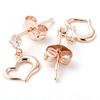 Canal 10K Pink Gold Earrings [Set] Pre-wrapped 4℃ Women's (151416553104)